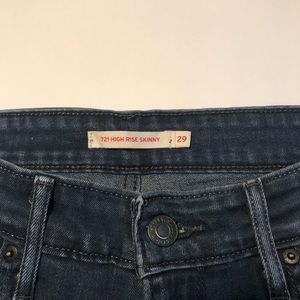 Levi’s 721 High Rise Skinny Jeans